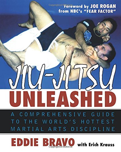 Book cover: two men grappling, title “Jiu-Jitsu Unleashed” in red lettering.