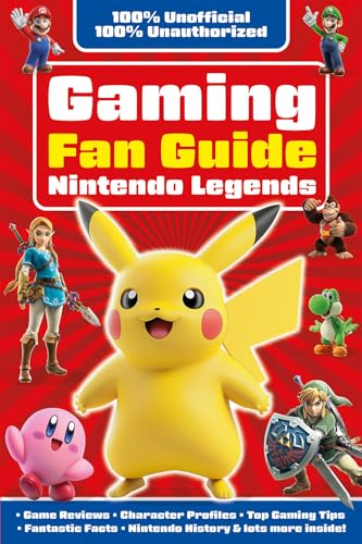 Book cover featuring Nintendo characters: Mario, Pikachu, Link, and more.