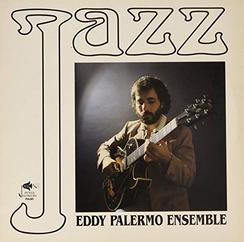 Jazz album cover featuring Eddy Palermo playing a brown guitar.