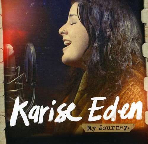 CD cover featuring Karise Eden in profile with a microphone.