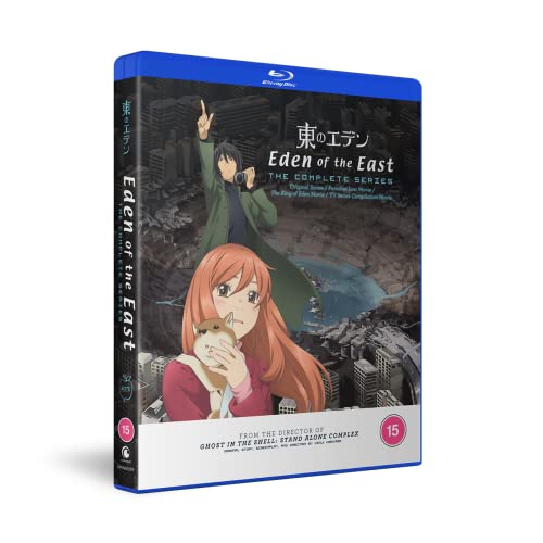 Blu-ray case for “Eden of the East” anime, featuring character art.