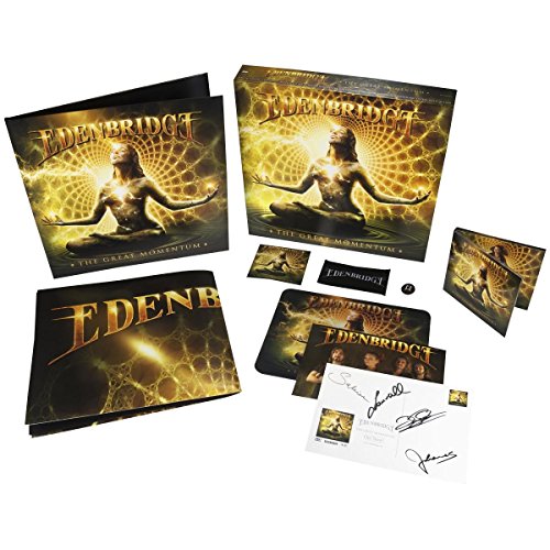 The Great Momentum" album box set with CD, vinyl, and signed card.