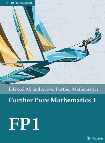 Textbook cover featuring a geometric sailboat illustration and the title Further Pure Mathematics 1.