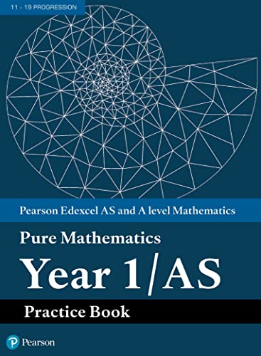 Textbook cover for Pearson Edexcel AS and A level Mathematics Pure Mathematics Year 1/AS.