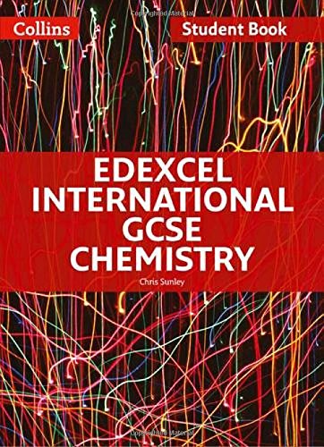 The Edexcel International GCSE Chemistry Student Book with a plain cover and printed text.