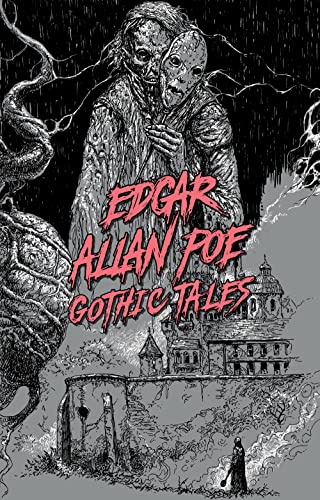 Book cover: "Edgar Allan Poe: Gothic Tales" with a spooky illustrated design.