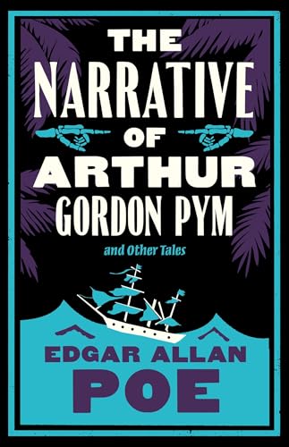 Book cover: “The Narrative of Arthur Gordon Pym” by Edgar Allan Poe.