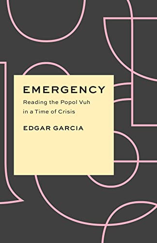 Book cover: "Emergency" by Edgar Garcia with abstract pink lines.