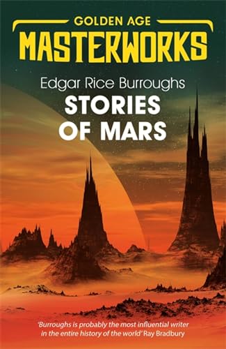 Book cover for Stories of Mars by Edgar Rice Burroughs featuring a Martian landscape.