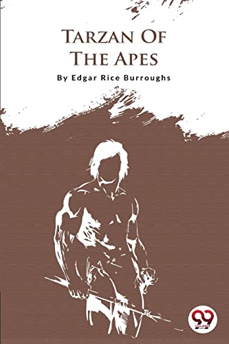 Book cover: "Tarzan of the Apes" with a white silhouette of a man.