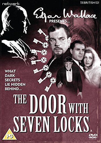 DVD cover for "The Door With Seven Locks" featuring film characters.