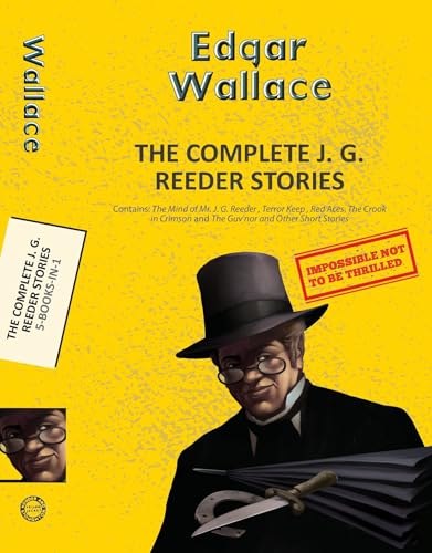 Book cover: “The Complete J.G. Reeder” with a man in a hat and knife.
