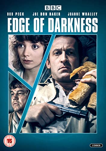 DVD cover for "Edge Of Darkness" featuring three actors and a teddy bear.