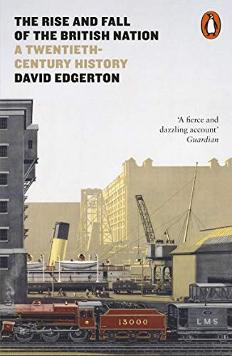 Book cover showing a red steam train in front of an industrial dockyard scene.