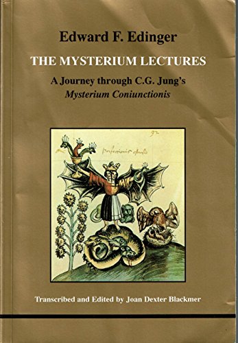 Book cover: "The Mysterium Lectures" by Edward F. Edinger, with alchemical image.