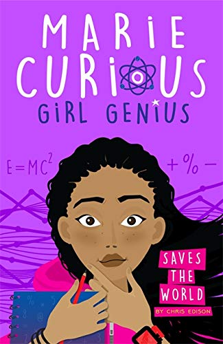 Book cover featuring a young Black girl with curly hair and a thoughtful expression.