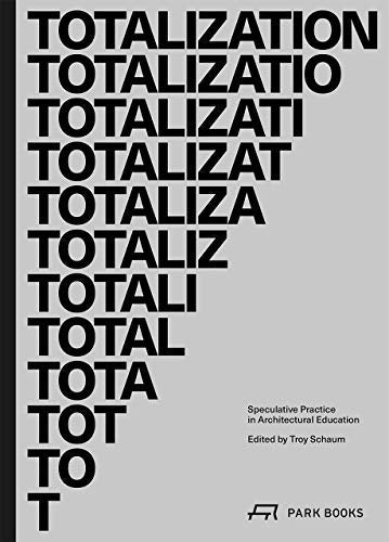 Black book cover with stacked, repeating text: "Totalization," and subtitle details.