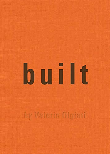 Orange book cover with the word "built" in dark lettering.