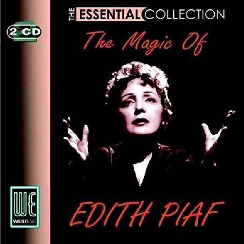 CD cover featuring Edith Piaf in a dramatic pose, black background.