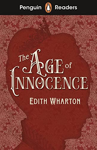 Book cover for The Age of Innocence by Edith Wharton, featuring a red silhouette.