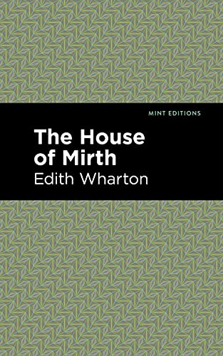 Book cover for "The House of Mirth" by Edith Wharton, patterned background.