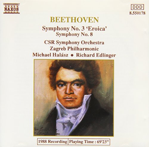CD cover featuring a portrait of Ludwig van Beethoven and text details.