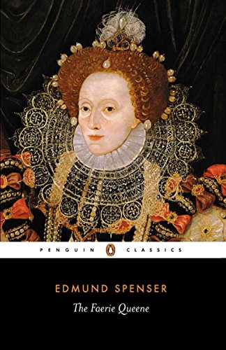 Portrait of Queen Elizabeth I on the cover of The Faerie Queene by Edmund Spenser.
