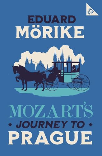 Book cover: horse-drawn carriage travels toward a distant Prague skyline.