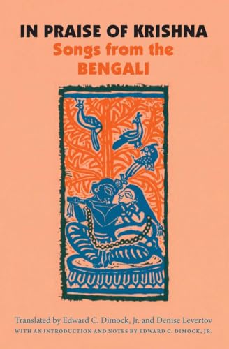 Book cover: Krishna and Radha illustration with orange and blue details.