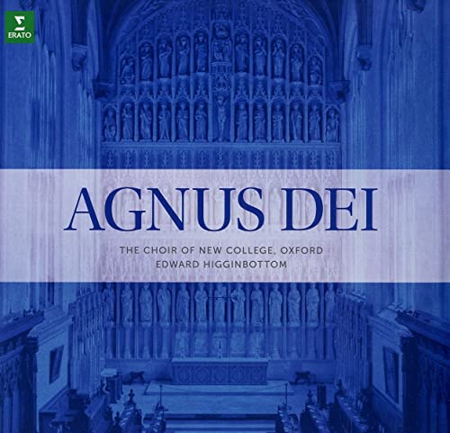 Vinyl album cover for "Agnus Dei" featuring a cathedral interior.