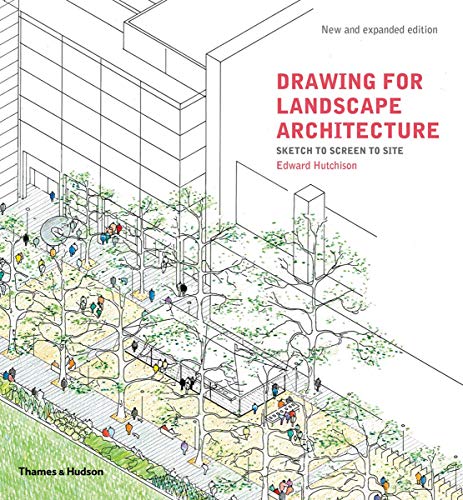 Book cover featuring an architectural landscape drawing with people.
