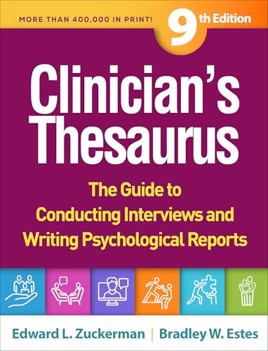 Cover of “Clinician’s Thesaurus, Ninth Edition” with colorful icons below the title.