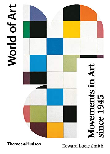 Book cover with a colorful, geometric abstract painting and text.
