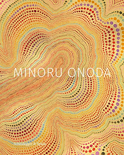 Book cover for “Minoru Onoda” with colorful dot pattern background.