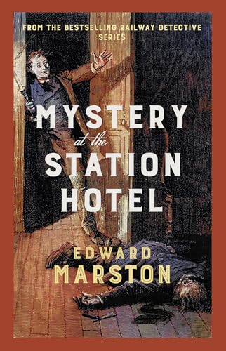 Book cover: “Mystery at the Station Hotel” depicts a crime scene.