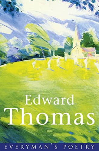 Book cover with watercolor landscape and the name "Edward Thomas".