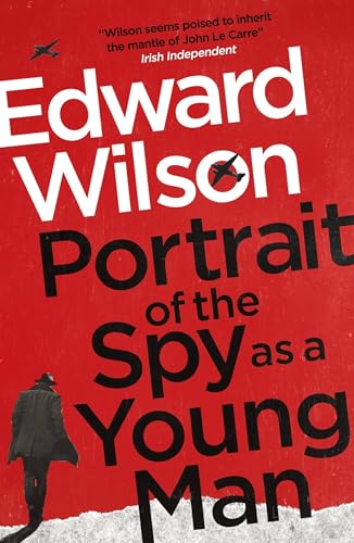 Red book cover with large white text and a silhouetted figure.