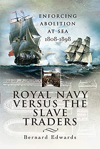 Book cover depicting 19th-century sailing ships and text about abolition.