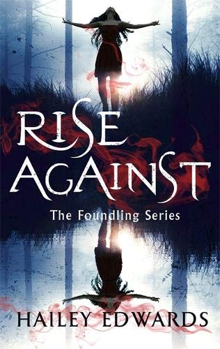 Book cover: woman with outstretched arms in a dark forest.
