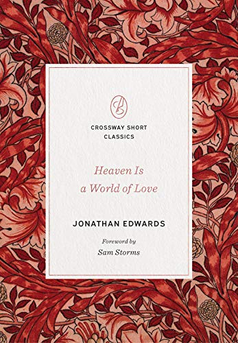 Book cover with red floral pattern and white rectangular title panel.
