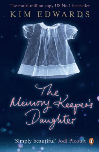Book cover featuring a white baby dress against a dark blue, starry background.