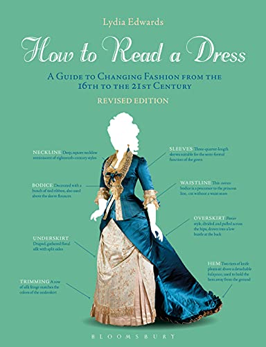 Book cover: “How to Read a Dress” featuring a detailed 18th-century gown.