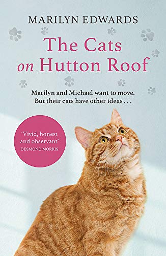 Book cover featuring a close-up of an orange tabby cat looking upwards.