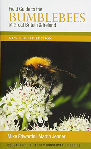 Colourful book cover with bumblebees and flowers, likely featuring a British landscape background.