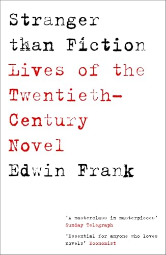 Book cover: "Stranger Than Fiction" by Edwin Frank, white text on black.
