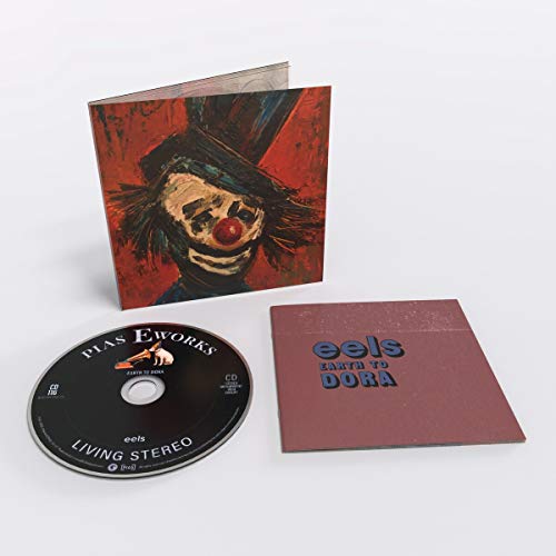 Eels Earth to Dora CD album with cover art featuring a painted clown face.