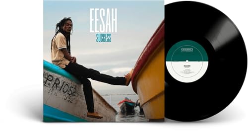 Vinyl record and album cover for Eesah’s “Success,” featuring a man.