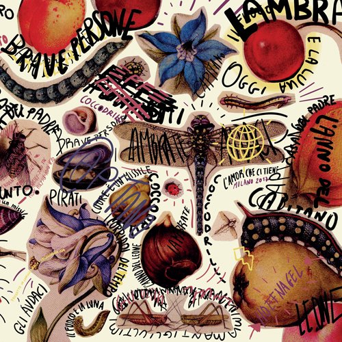 CD cover with colorful, surreal illustration of animals and text.