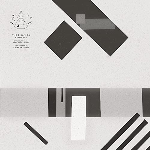 Album cover for Efterklang’s “The Piramida Concert” with geometric shapes.