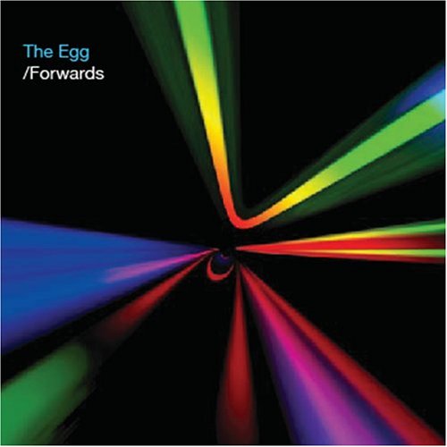 CD cover for The Egg’s “Forwards” with colorful, radiating lines.